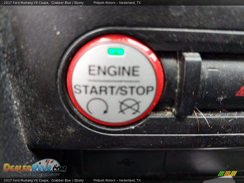 2017 Ford Mustang V6 Coupe Grabber Blue / Ebony Photo #20