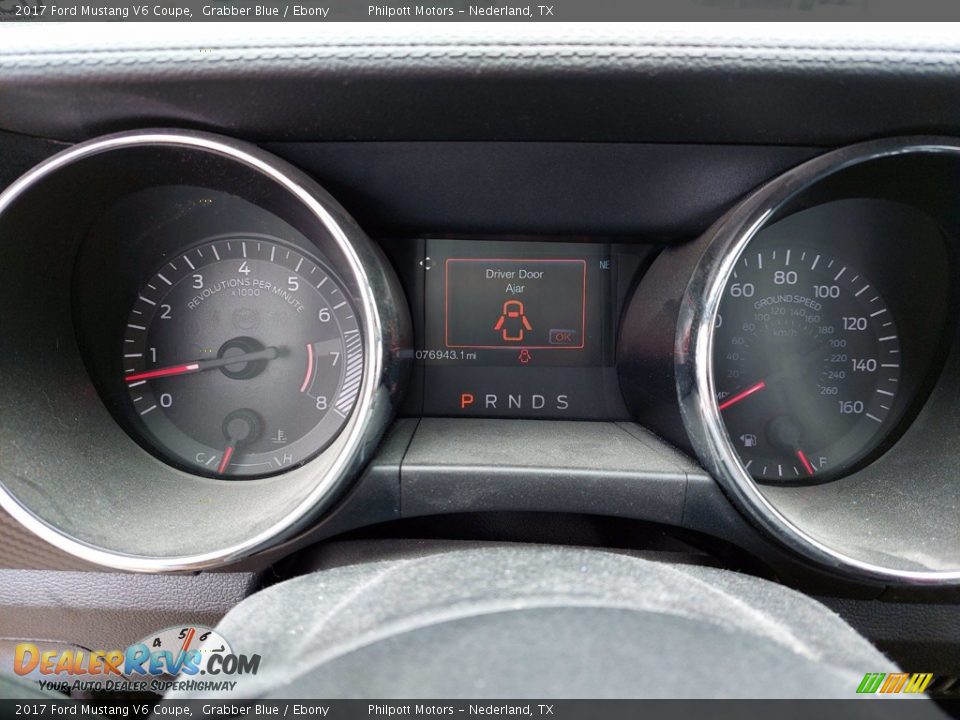2017 Ford Mustang V6 Coupe Grabber Blue / Ebony Photo #21