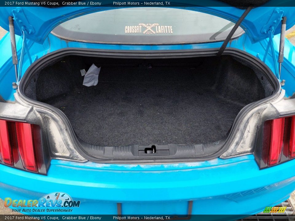 2017 Ford Mustang V6 Coupe Grabber Blue / Ebony Photo #22