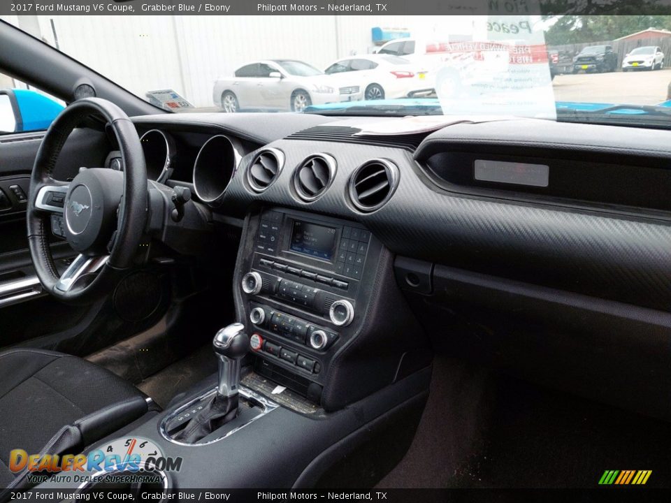 2017 Ford Mustang V6 Coupe Grabber Blue / Ebony Photo #26
