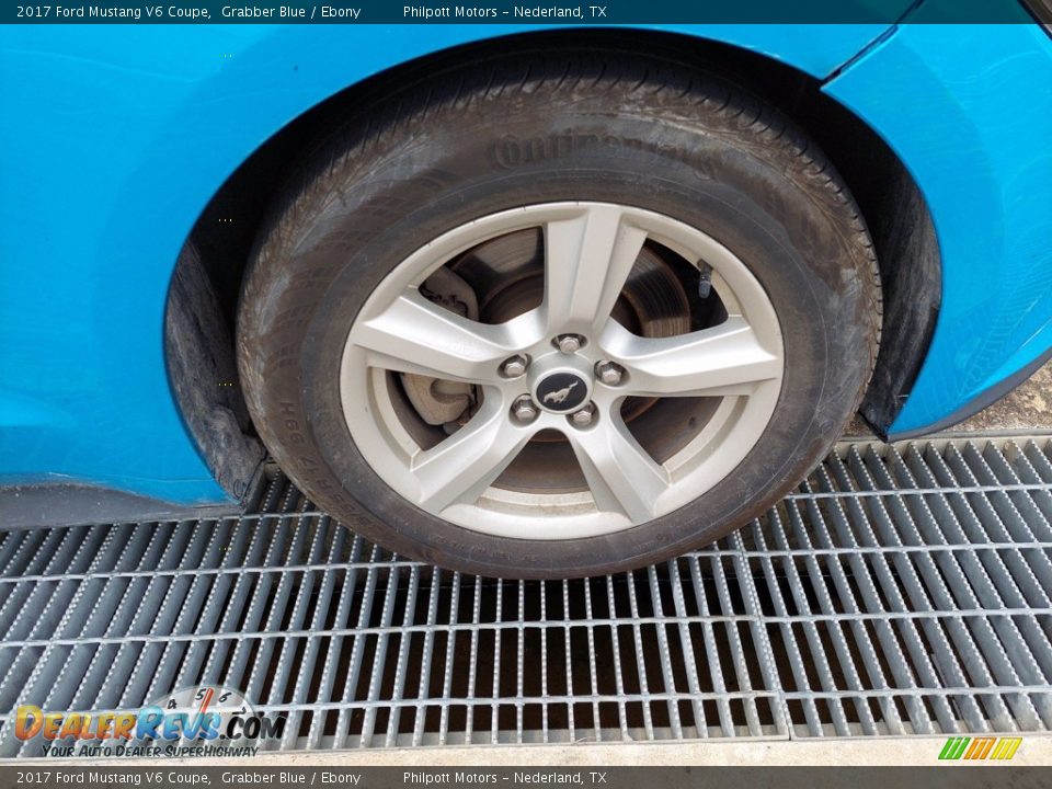 2017 Ford Mustang V6 Coupe Grabber Blue / Ebony Photo #27