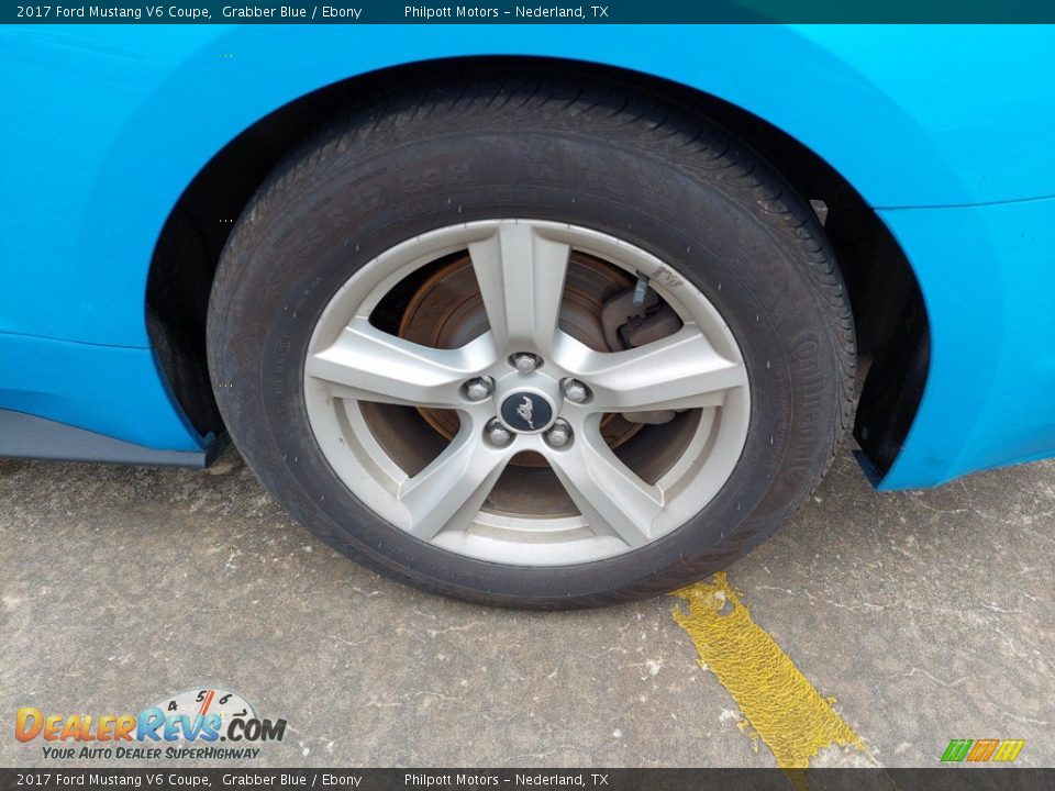 2017 Ford Mustang V6 Coupe Grabber Blue / Ebony Photo #29