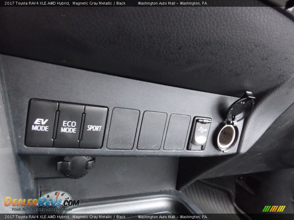 2017 Toyota RAV4 XLE AWD Hybrid Magnetic Gray Metallic / Black Photo #17