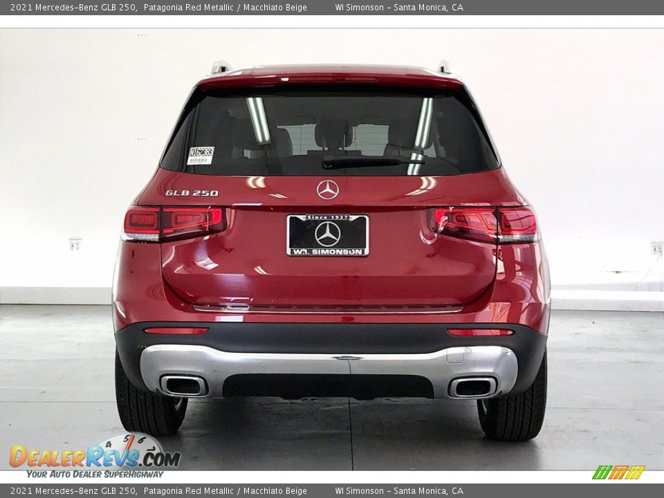 2021 Mercedes-Benz GLB 250 Patagonia Red Metallic / Macchiato Beige Photo #3