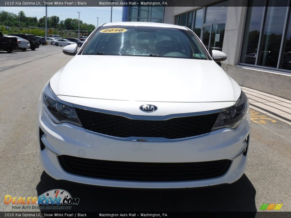 2016 Kia Optima LX Snow White Pearl / Black Photo #3