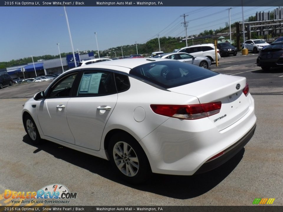 2016 Kia Optima LX Snow White Pearl / Black Photo #6