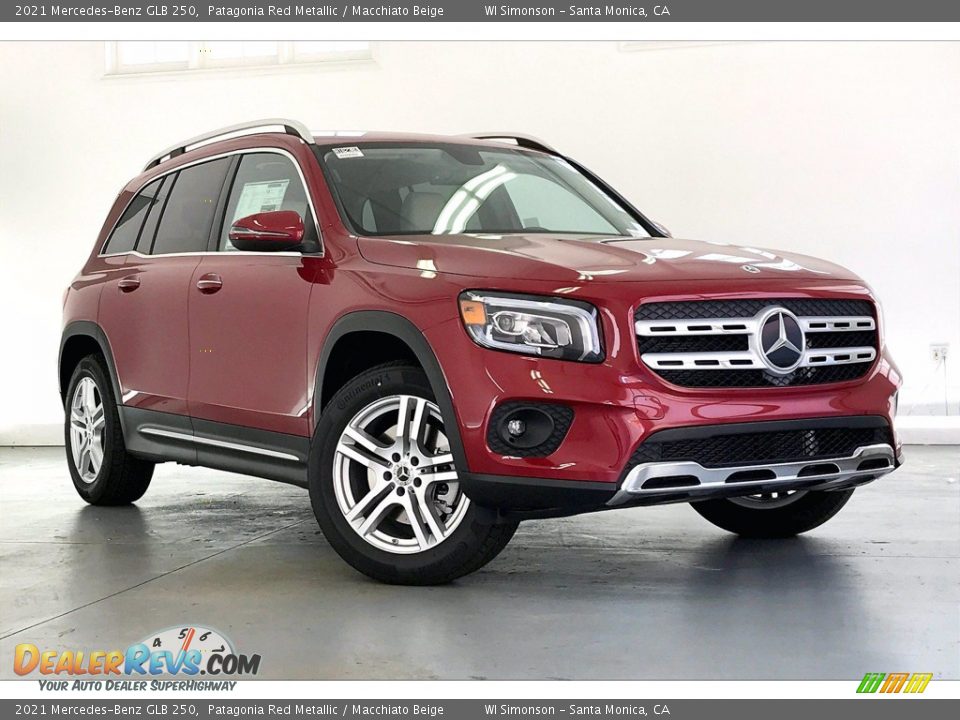 2021 Mercedes-Benz GLB 250 Patagonia Red Metallic / Macchiato Beige Photo #12