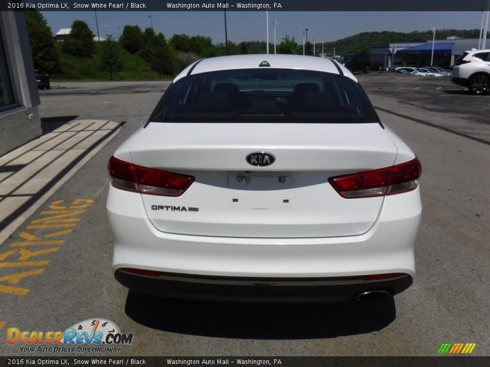 2016 Kia Optima LX Snow White Pearl / Black Photo #7