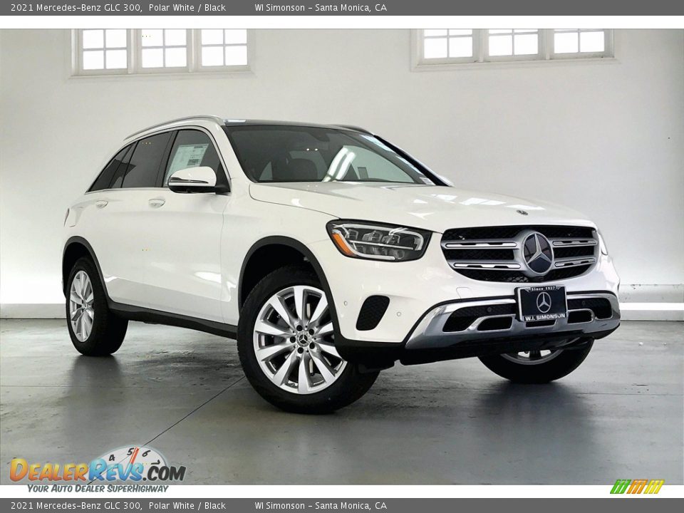 2021 Mercedes-Benz GLC 300 Polar White / Black Photo #12