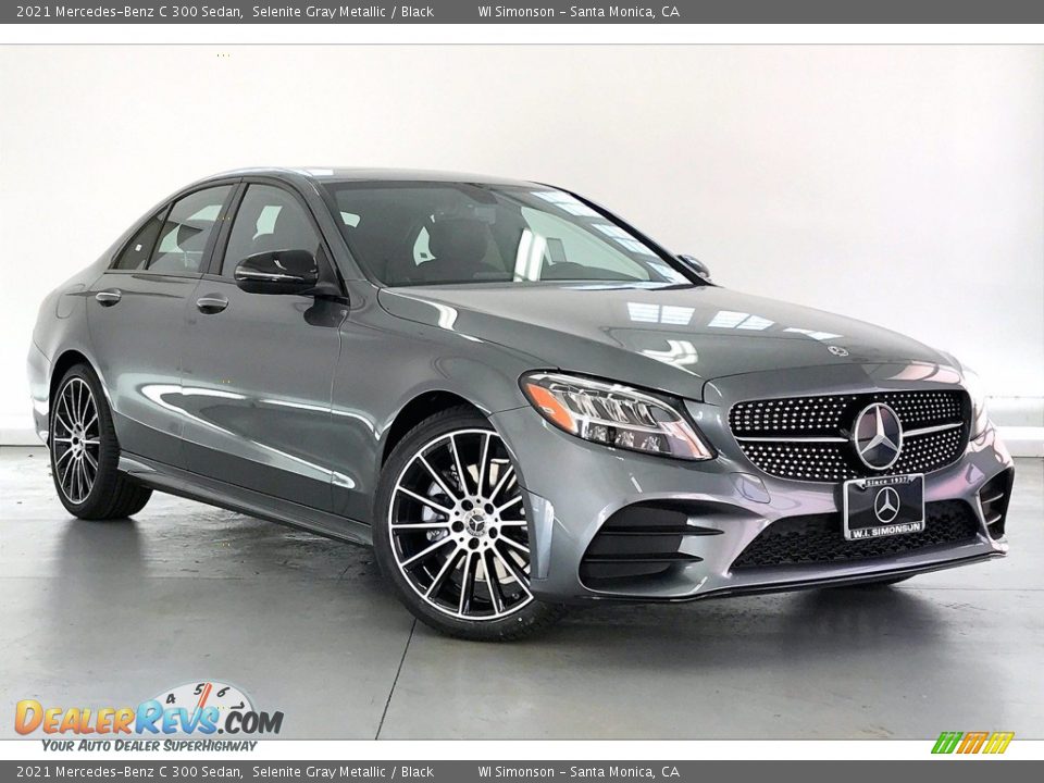 2021 Mercedes-Benz C 300 Sedan Selenite Gray Metallic / Black Photo #10
