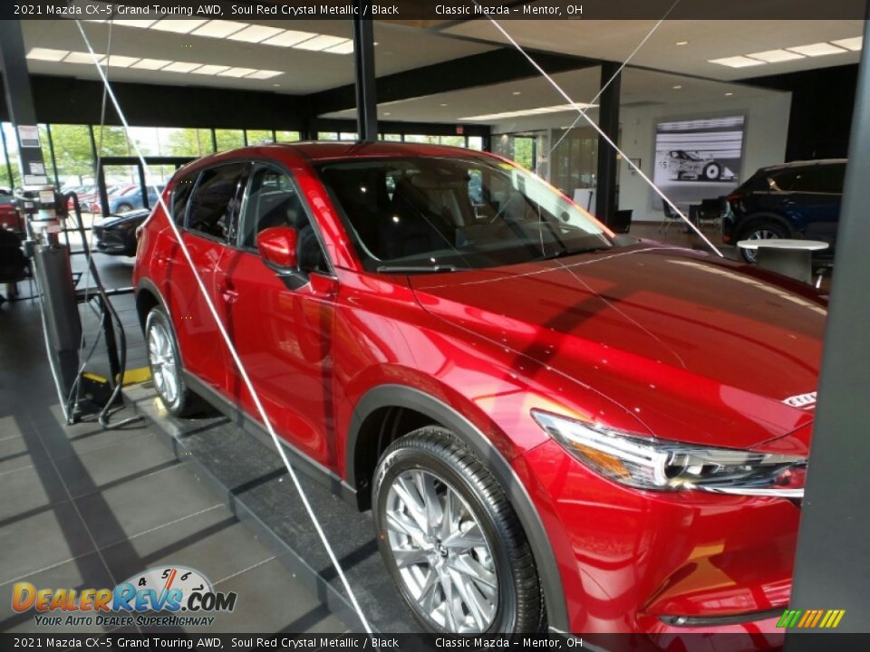 2021 Mazda CX-5 Grand Touring AWD Soul Red Crystal Metallic / Black Photo #1