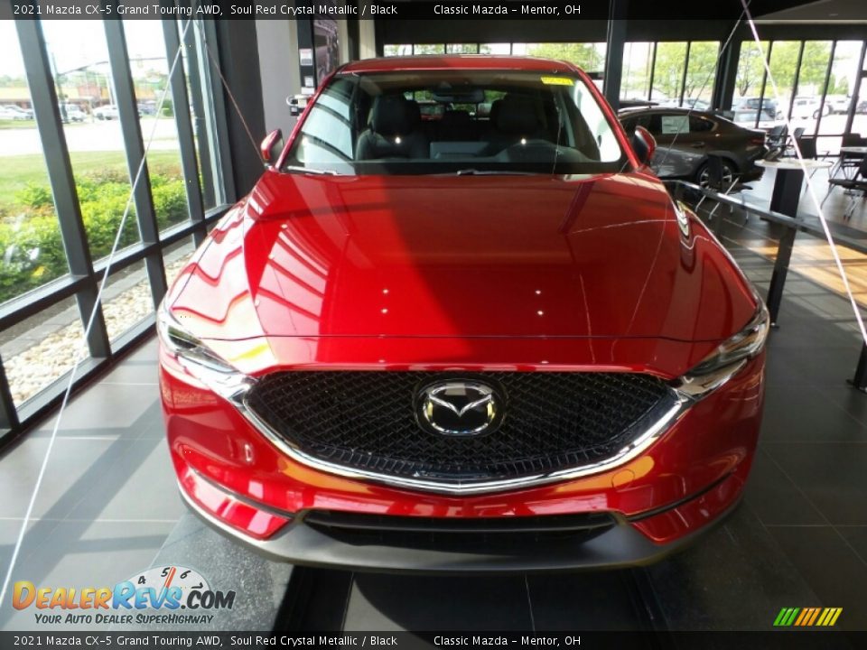 2021 Mazda CX-5 Grand Touring AWD Soul Red Crystal Metallic / Black Photo #2