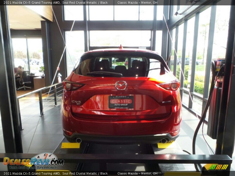 2021 Mazda CX-5 Grand Touring AWD Soul Red Crystal Metallic / Black Photo #5