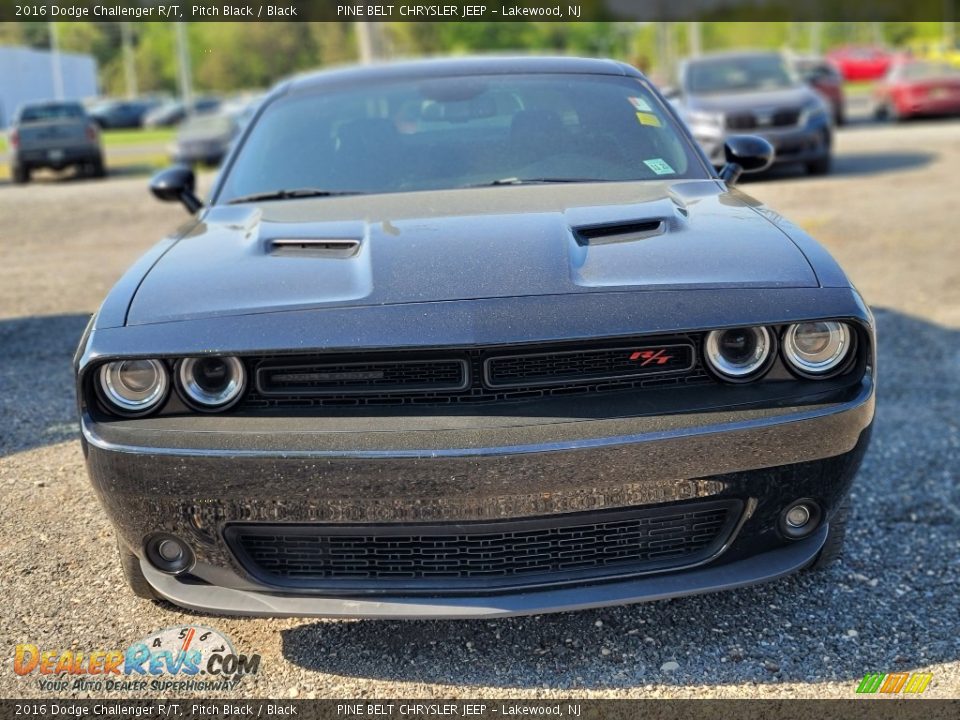 2016 Dodge Challenger R/T Pitch Black / Black Photo #2