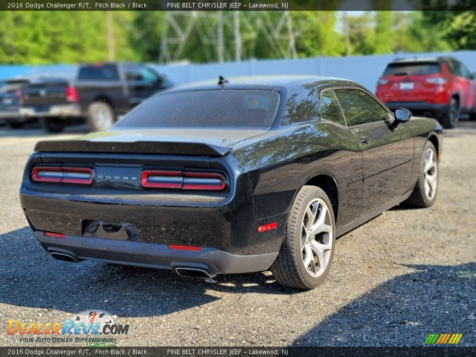 2016 Dodge Challenger R/T Pitch Black / Black Photo #3