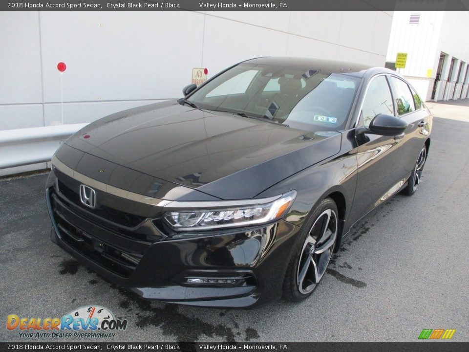 2018 Honda Accord Sport Sedan Crystal Black Pearl / Black Photo #9