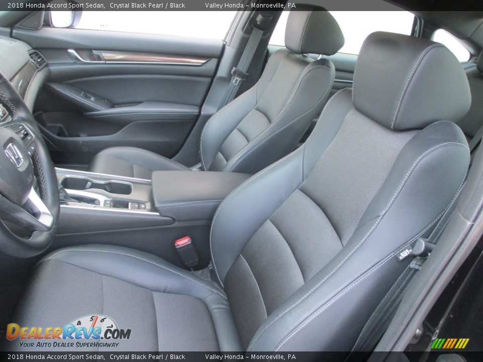 2018 Honda Accord Sport Sedan Crystal Black Pearl / Black Photo #10