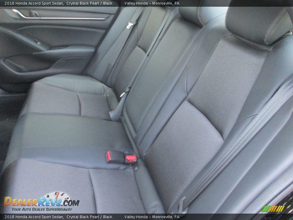 2018 Honda Accord Sport Sedan Crystal Black Pearl / Black Photo #11