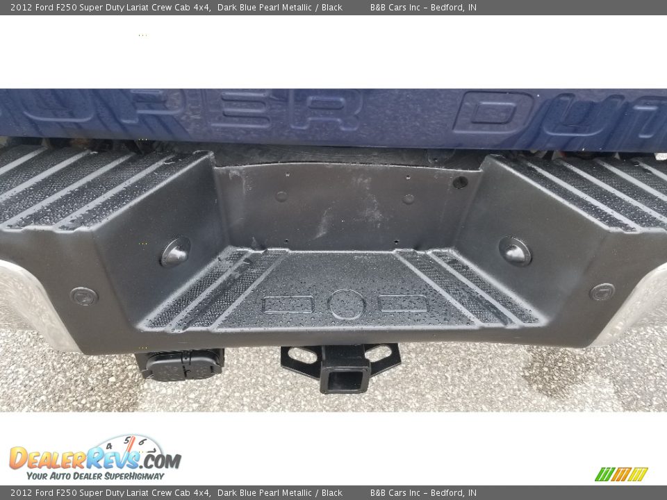 2012 Ford F250 Super Duty Lariat Crew Cab 4x4 Dark Blue Pearl Metallic / Black Photo #23