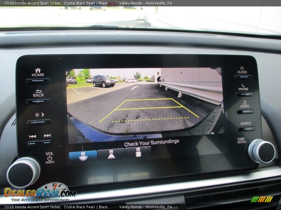 2018 Honda Accord Sport Sedan Crystal Black Pearl / Black Photo #14