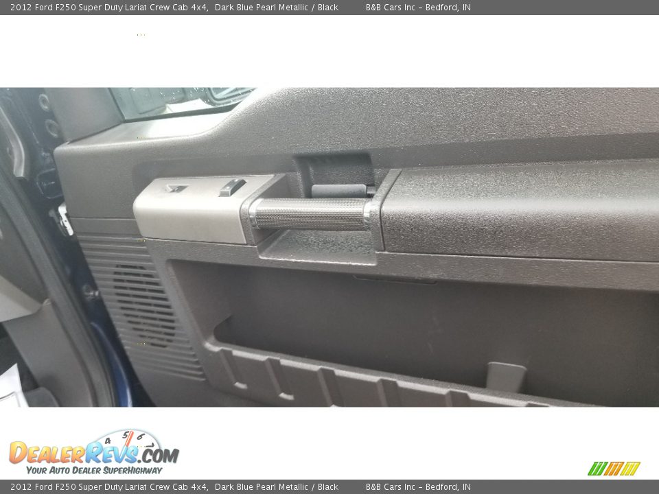 2012 Ford F250 Super Duty Lariat Crew Cab 4x4 Dark Blue Pearl Metallic / Black Photo #27