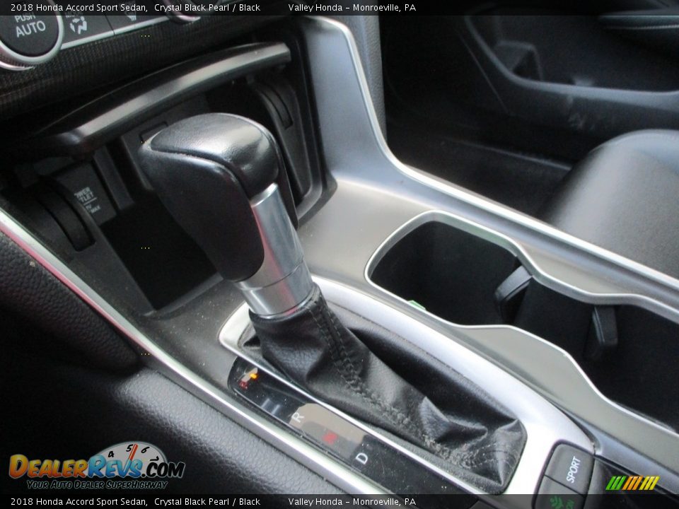 2018 Honda Accord Sport Sedan Crystal Black Pearl / Black Photo #17