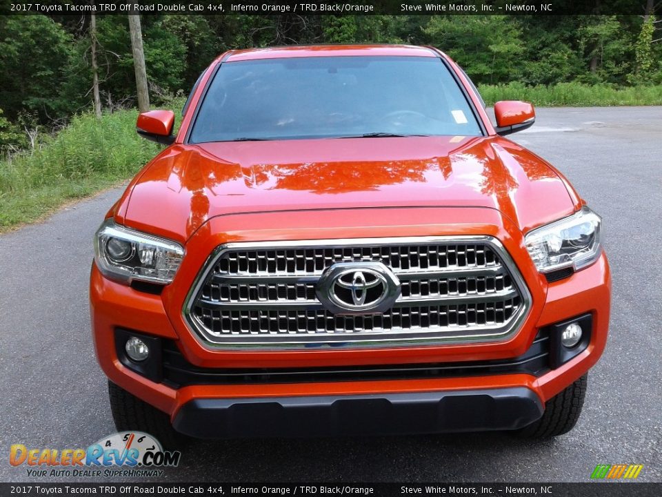 2017 Toyota Tacoma TRD Off Road Double Cab 4x4 Inferno Orange / TRD Black/Orange Photo #4