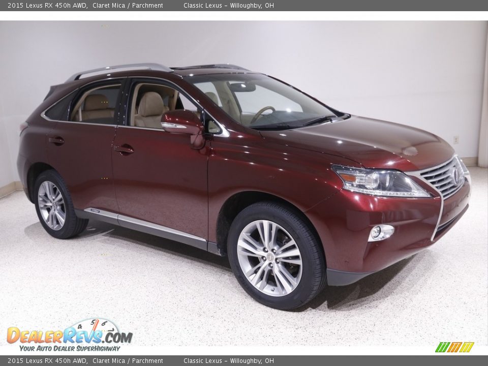 Claret Mica 2015 Lexus RX 450h AWD Photo #1