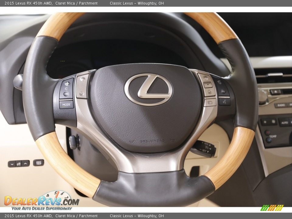 2015 Lexus RX 450h AWD Steering Wheel Photo #7