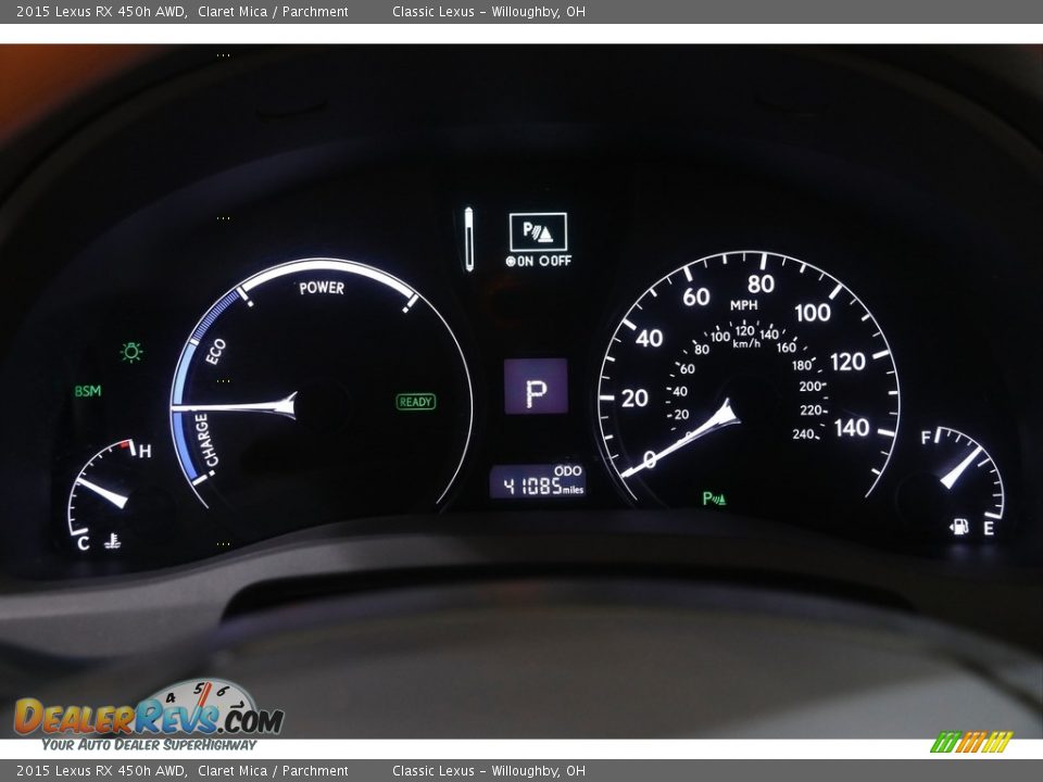 2015 Lexus RX 450h AWD Gauges Photo #8