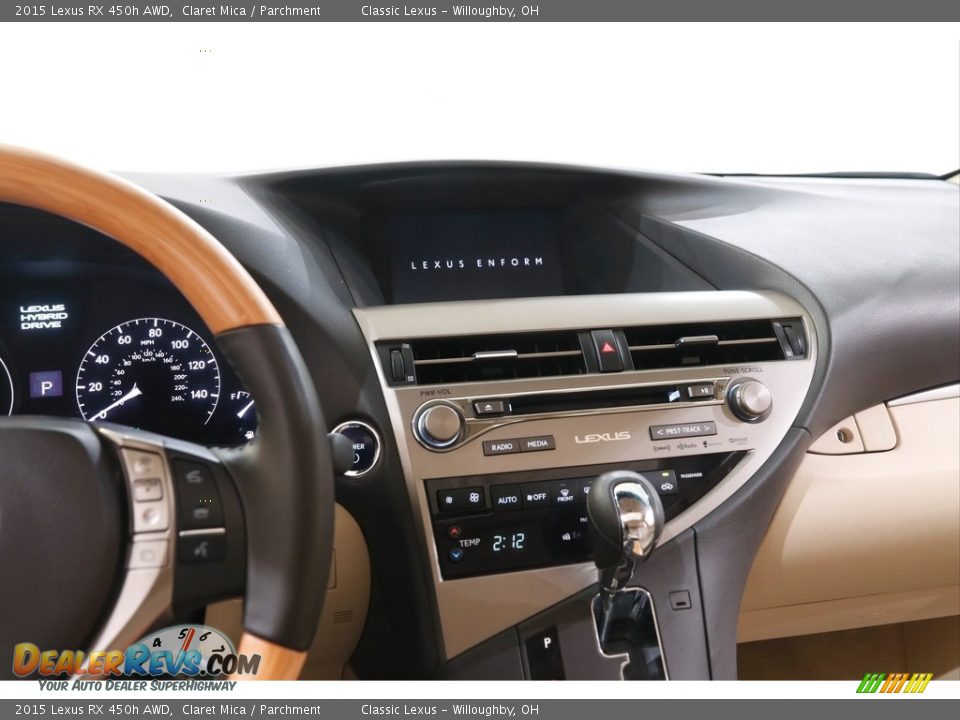 Controls of 2015 Lexus RX 450h AWD Photo #10