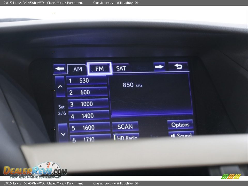 Audio System of 2015 Lexus RX 450h AWD Photo #13