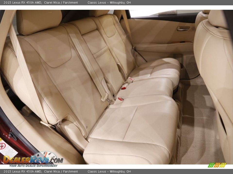 Rear Seat of 2015 Lexus RX 450h AWD Photo #18