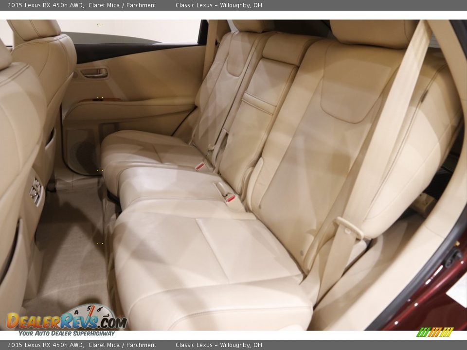 Rear Seat of 2015 Lexus RX 450h AWD Photo #19