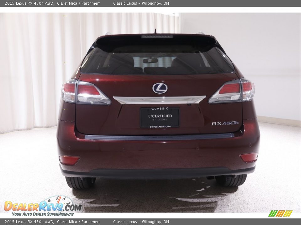 Claret Mica 2015 Lexus RX 450h AWD Photo #20