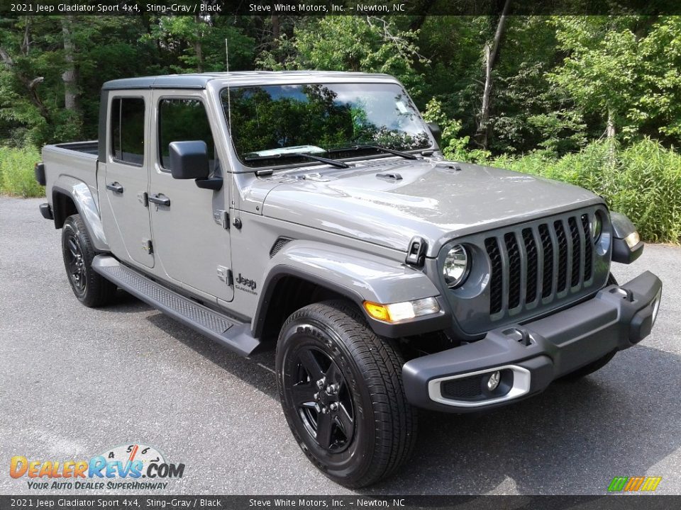 2021 Jeep Gladiator Sport 4x4 Sting-Gray / Black Photo #4