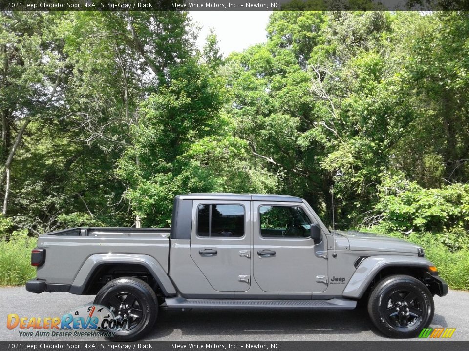 2021 Jeep Gladiator Sport 4x4 Sting-Gray / Black Photo #5