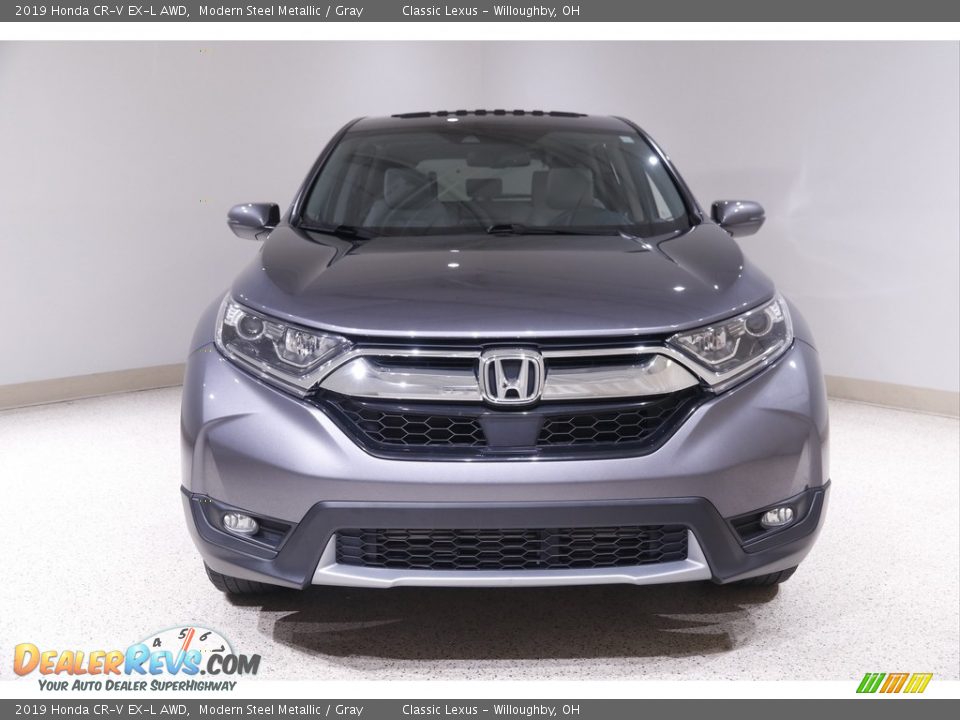 2019 Honda CR-V EX-L AWD Modern Steel Metallic / Gray Photo #2