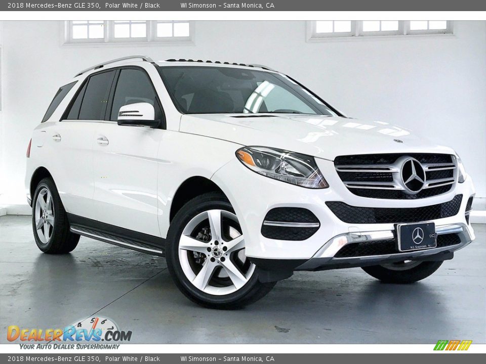 2018 Mercedes-Benz GLE 350 Polar White / Black Photo #34