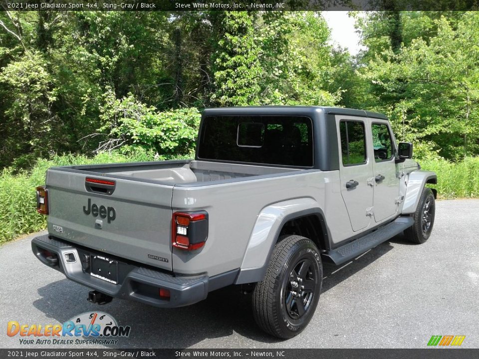 2021 Jeep Gladiator Sport 4x4 Sting-Gray / Black Photo #6