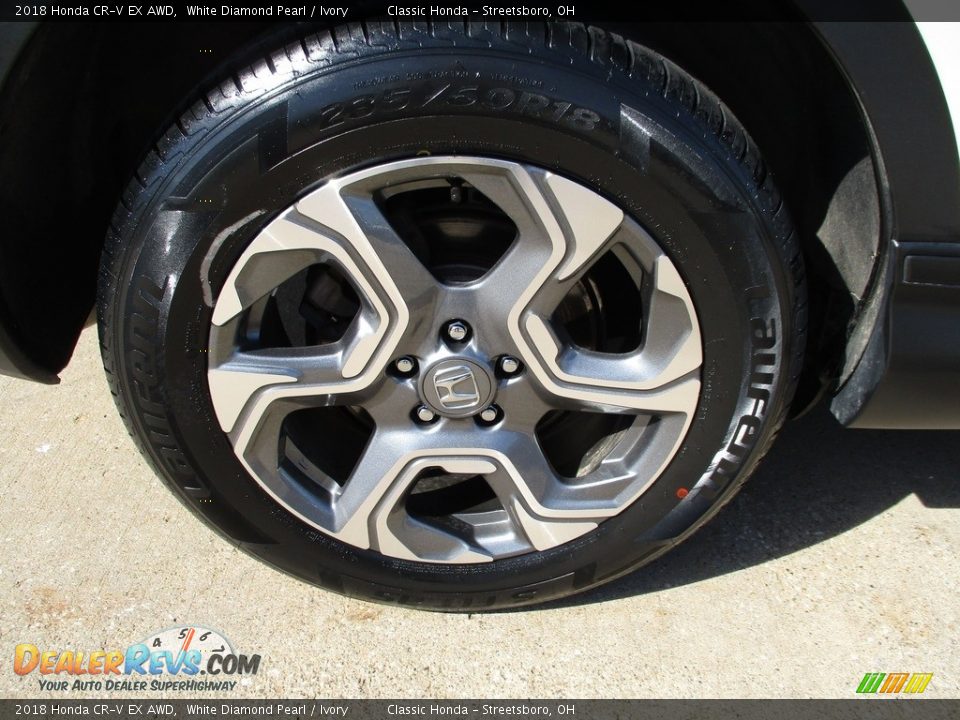 2018 Honda CR-V EX AWD White Diamond Pearl / Ivory Photo #6