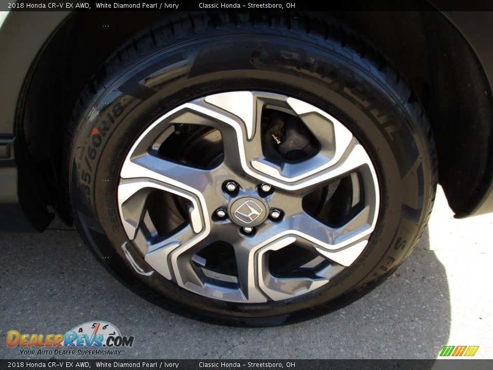 2018 Honda CR-V EX AWD White Diamond Pearl / Ivory Photo #11