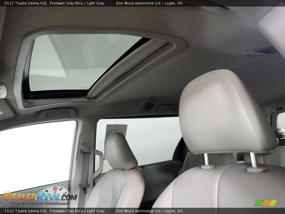 2012 Toyota Sienna XLE Predawn Gray Mica / Light Gray Photo #2