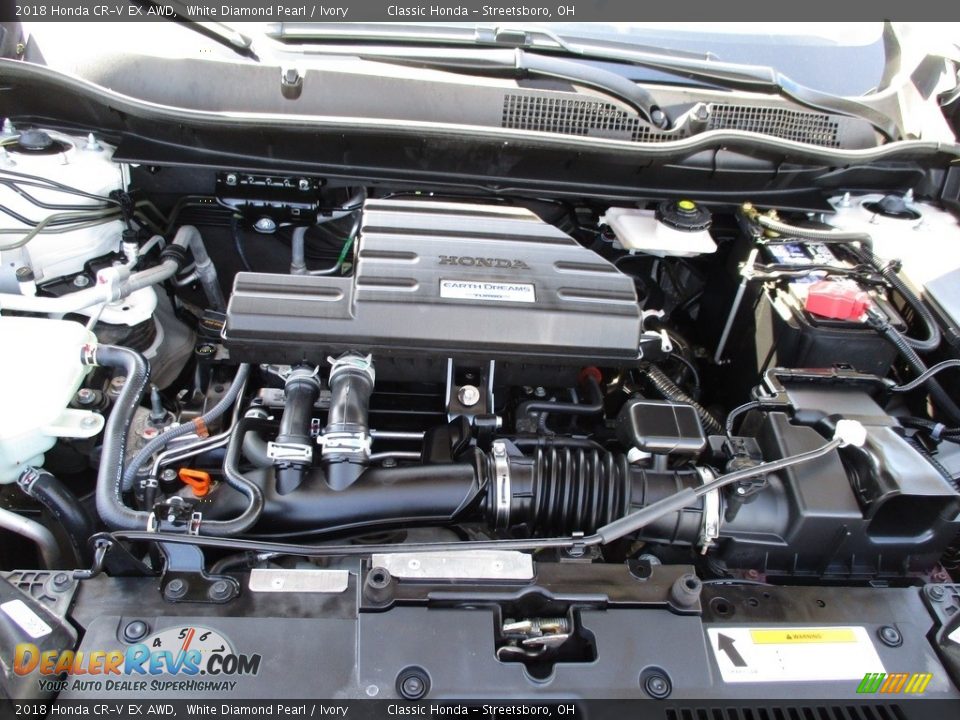 2018 Honda CR-V EX AWD White Diamond Pearl / Ivory Photo #13