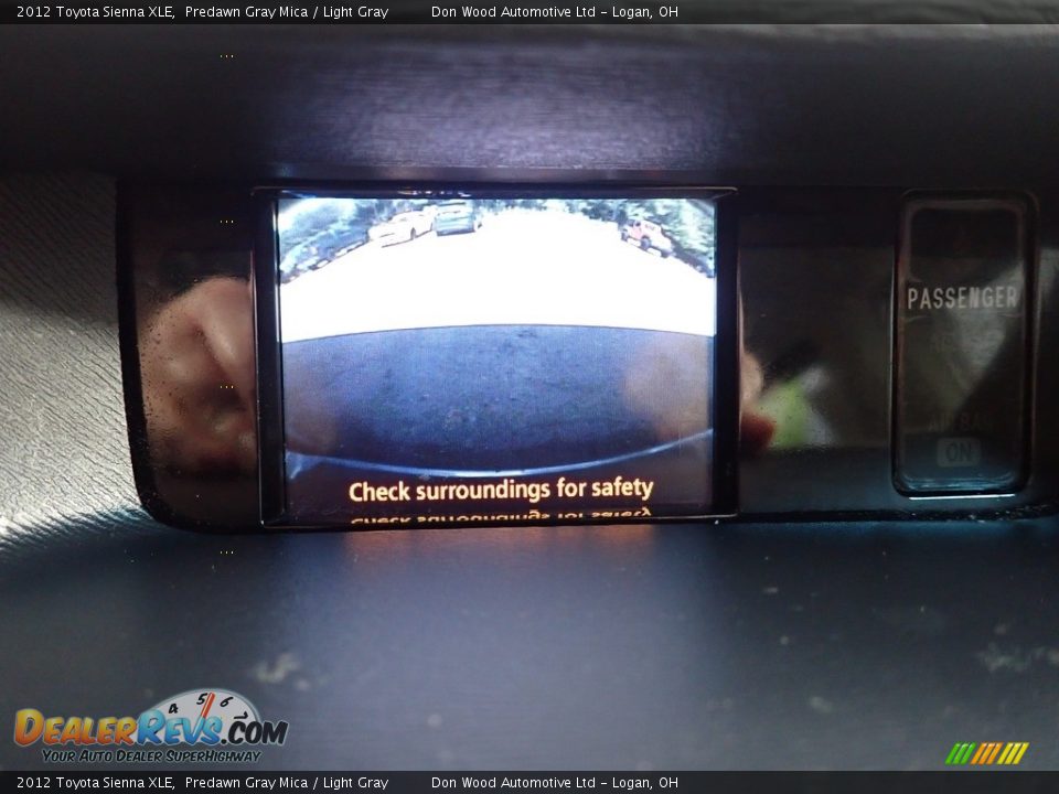 2012 Toyota Sienna XLE Predawn Gray Mica / Light Gray Photo #3