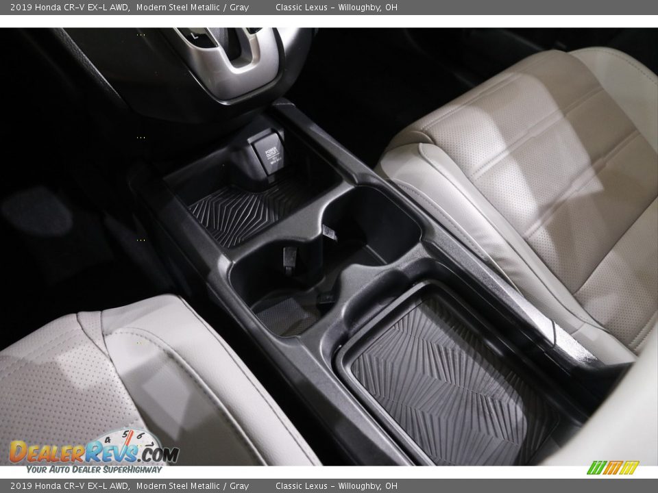 2019 Honda CR-V EX-L AWD Modern Steel Metallic / Gray Photo #14