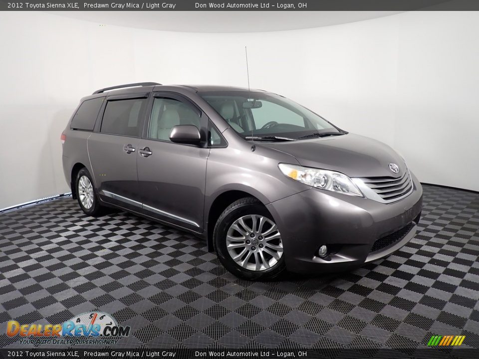 2012 Toyota Sienna XLE Predawn Gray Mica / Light Gray Photo #4