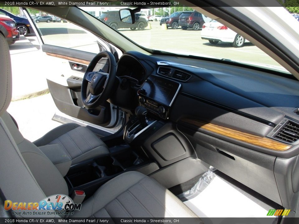 2018 Honda CR-V EX AWD White Diamond Pearl / Ivory Photo #15