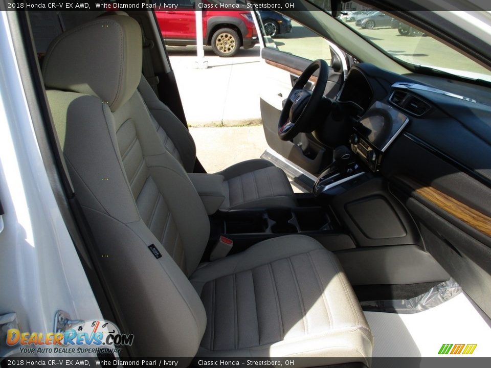 2018 Honda CR-V EX AWD White Diamond Pearl / Ivory Photo #16