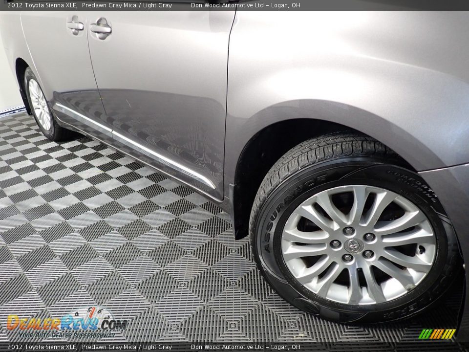 2012 Toyota Sienna XLE Predawn Gray Mica / Light Gray Photo #5